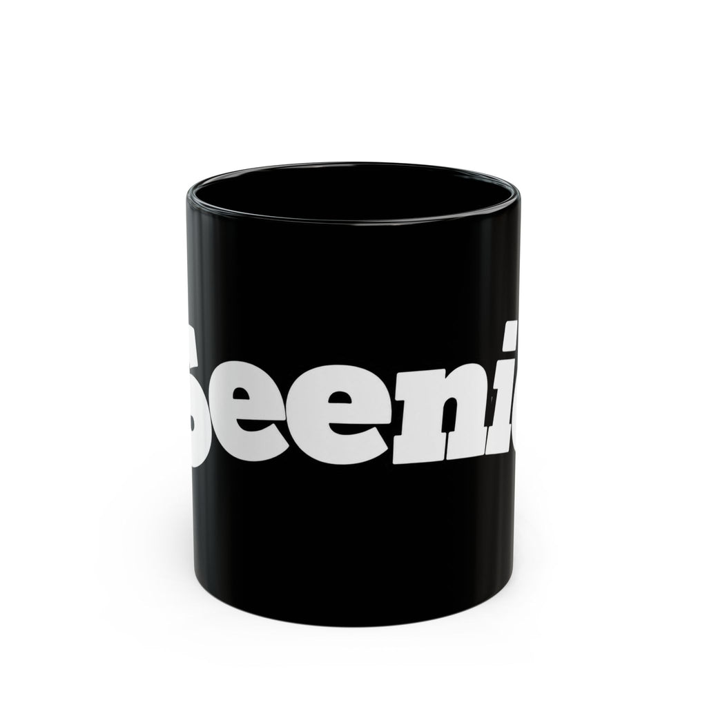 Seenie bold white text on black mug Mug | 11oz or 15oz