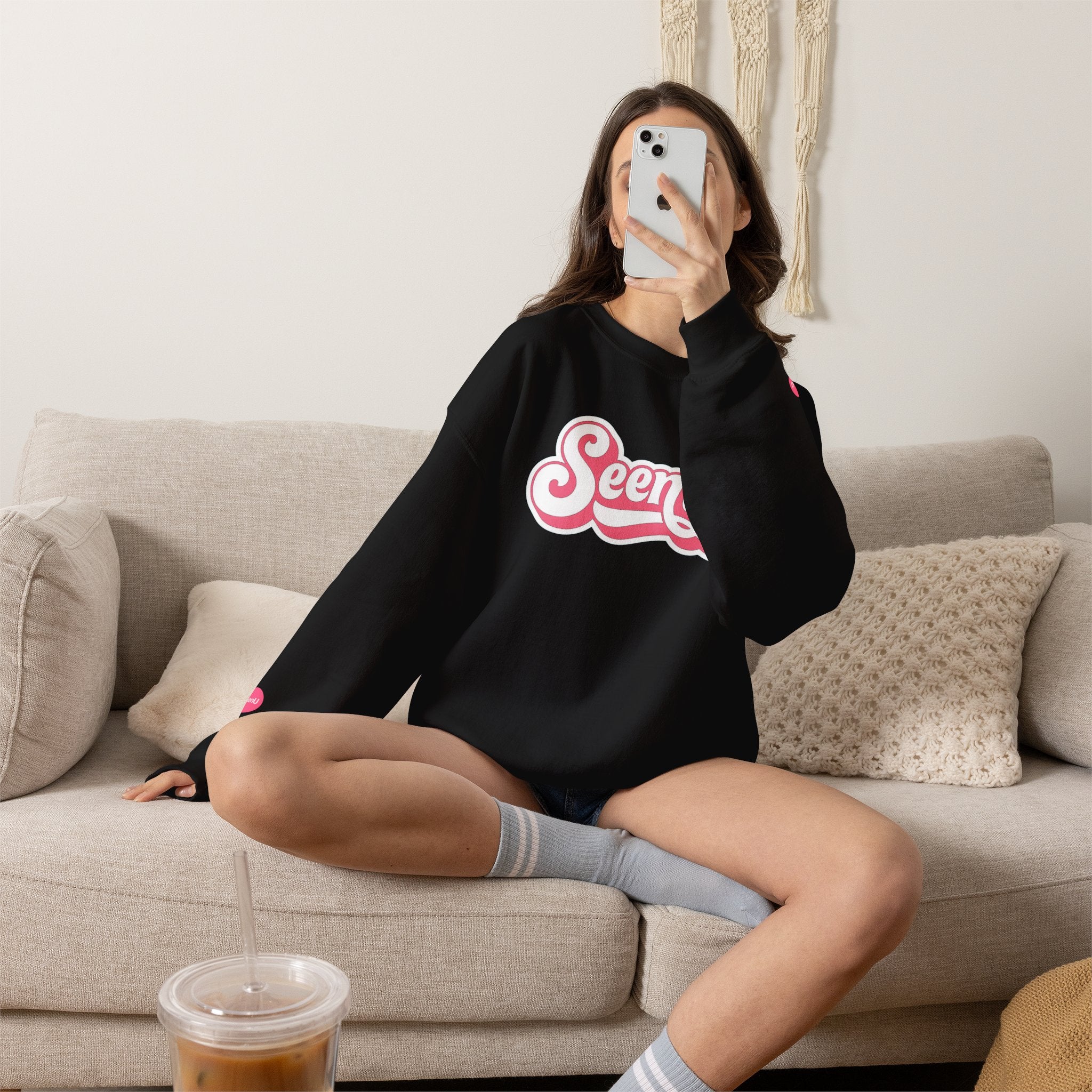 Seenie\You're Seen Crewneck Sweatshirt