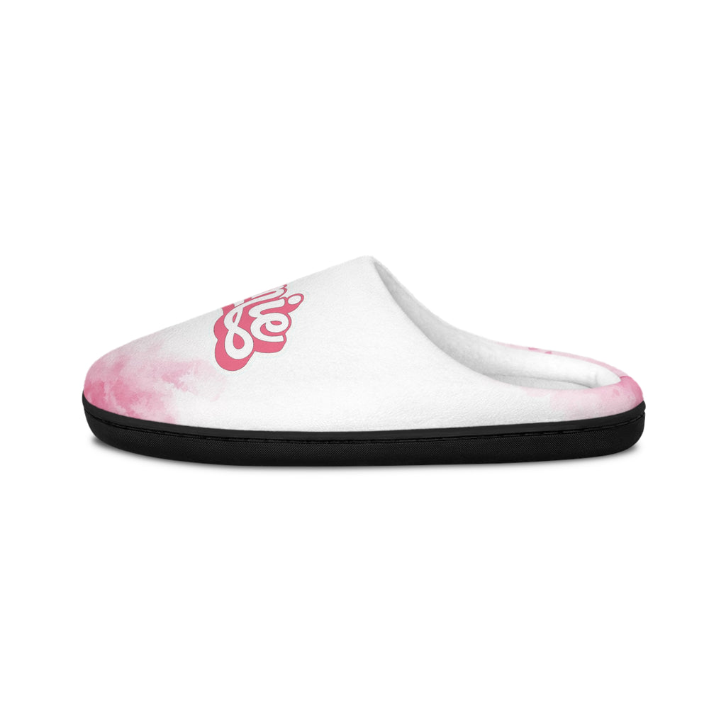 Seenie Slipper Pink and White