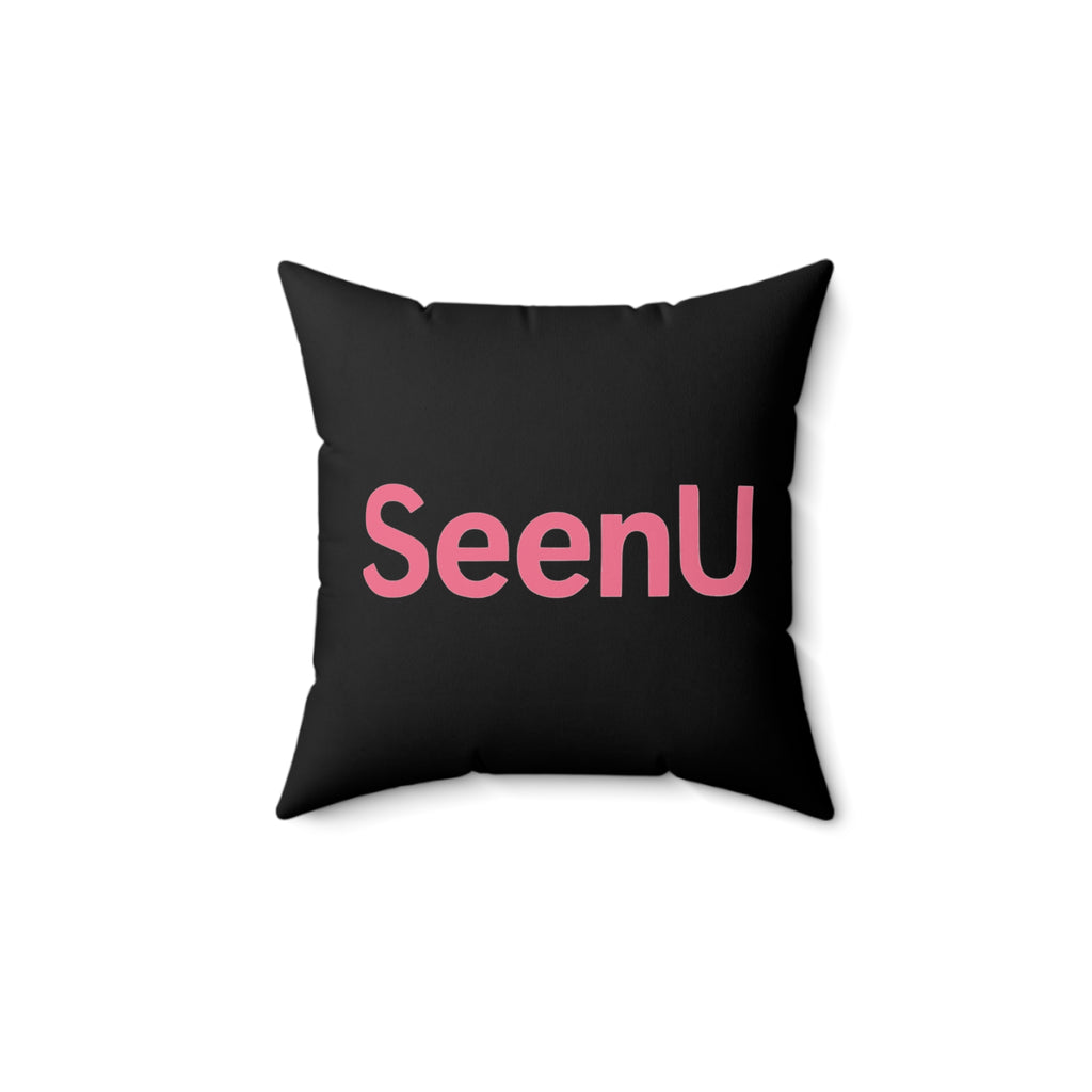 SeenU Black Pillow