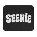 Seenie Mouse Pad | Retro Bubble Letter Desk Mat