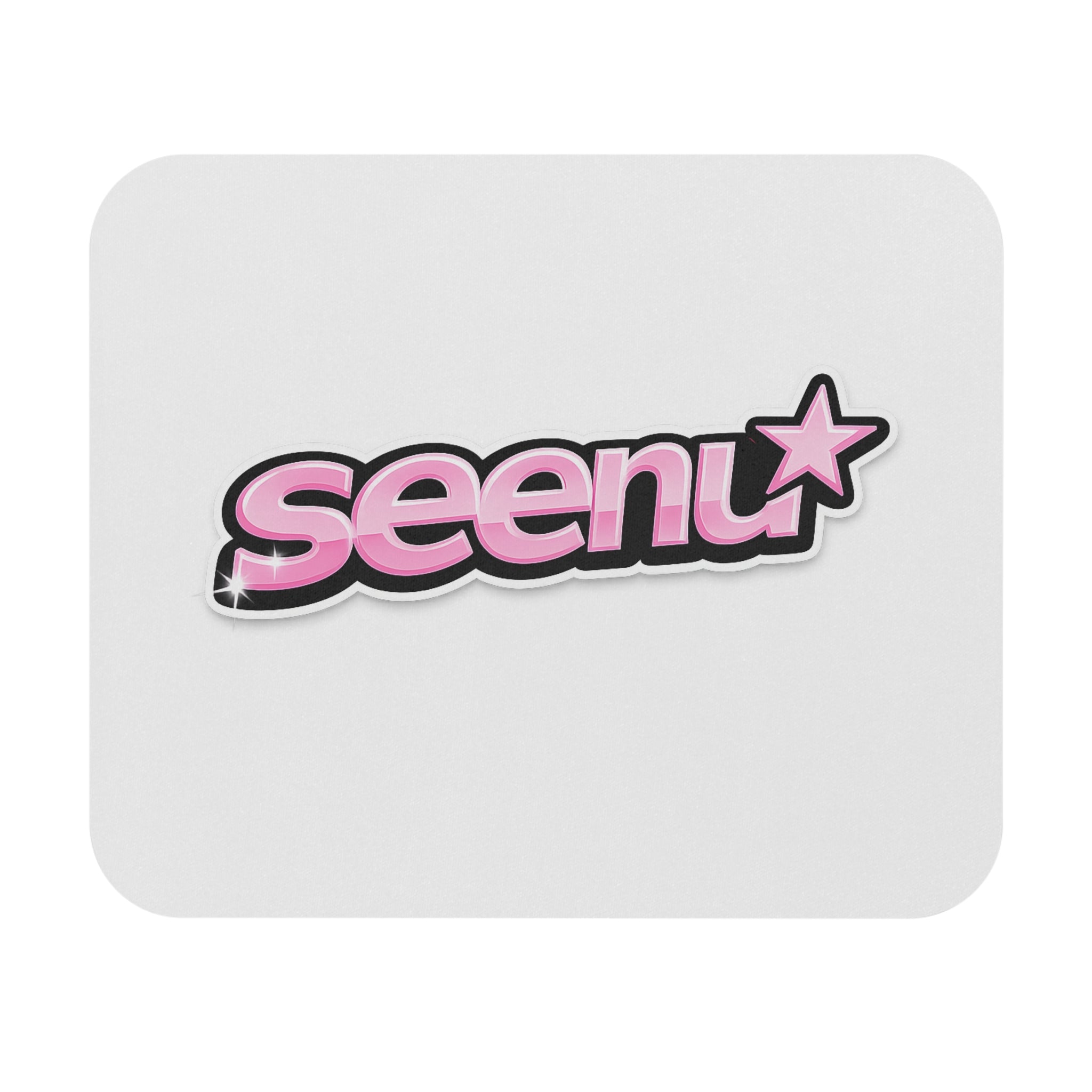 SeenU Pink\White Mouse Pad