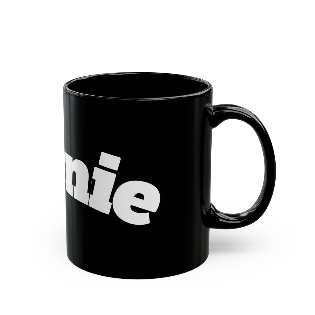 Seenie bold white text on black mug Mug | 11oz or 15oz