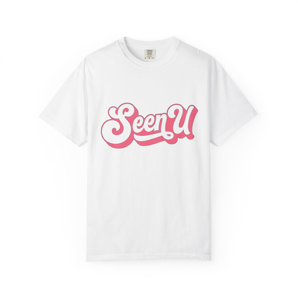 Seen U Pink Graphic T-Shirt