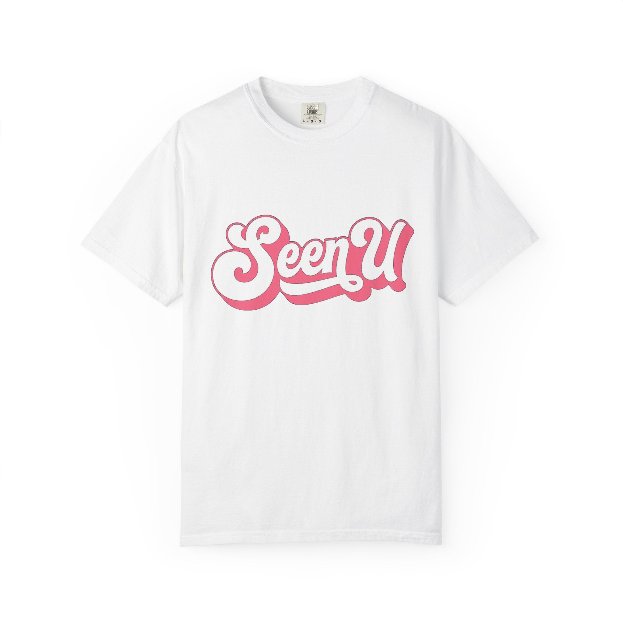 Seen U Pink Graphic T-Shirt