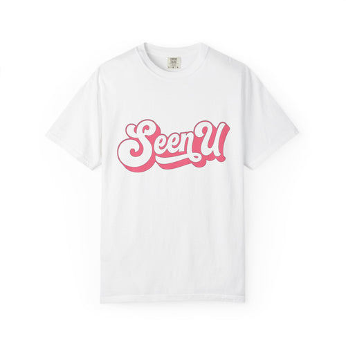 Seen U Pink Graphic T-Shirt